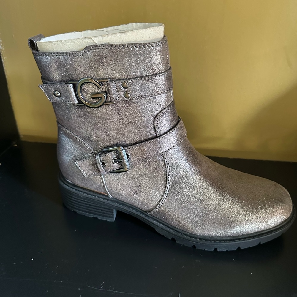 Women's Metallic Ankle Boots